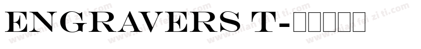 Engravers T字体转换